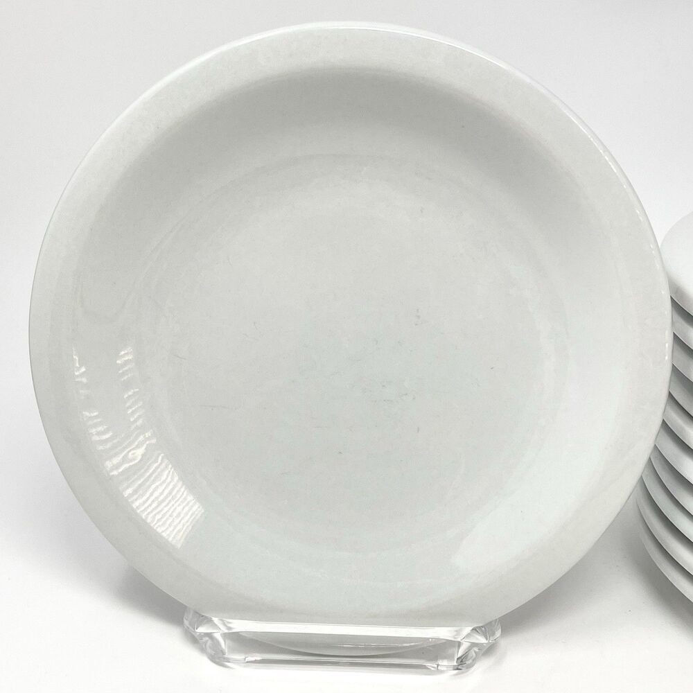 Culinary Arts CAFEWARE Restaurant Salad Plate 7 1/2" Heavy White Porcelain